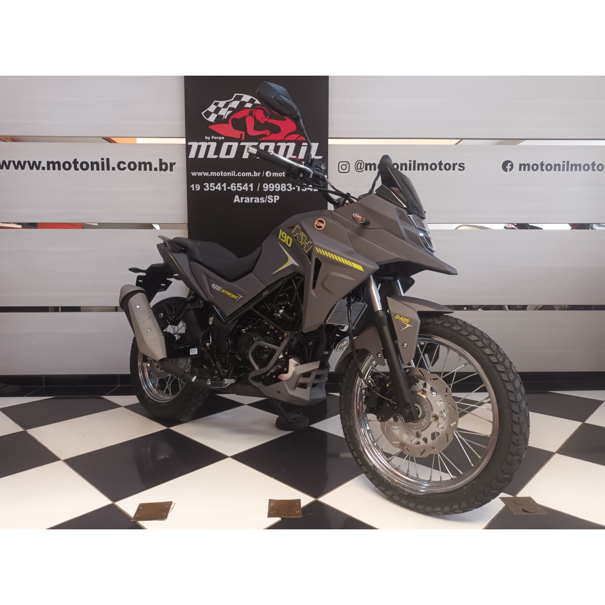 DAFRA NH190 ABS CINZA 2026